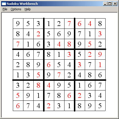 Sudoku Workbench